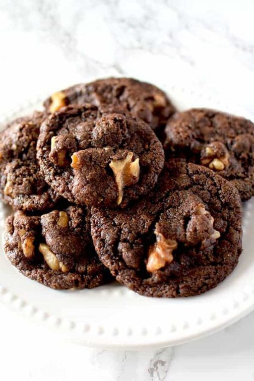 Dairy Free Chocolate Walnut Cookies - The Taste of Kosher