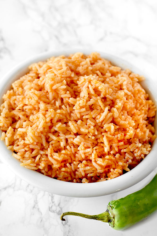 Arroz Rojo - Mexican Red Rice - The Taste of Kosher