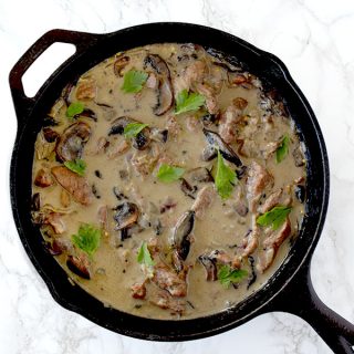 Dairy Free Beef Stroganoff - The Taste of Kosher